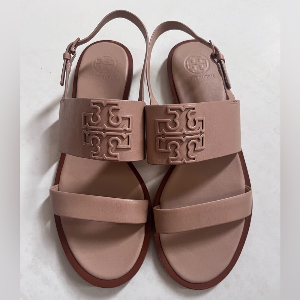 Tory Burch Melinda Leather Slingback Sandals